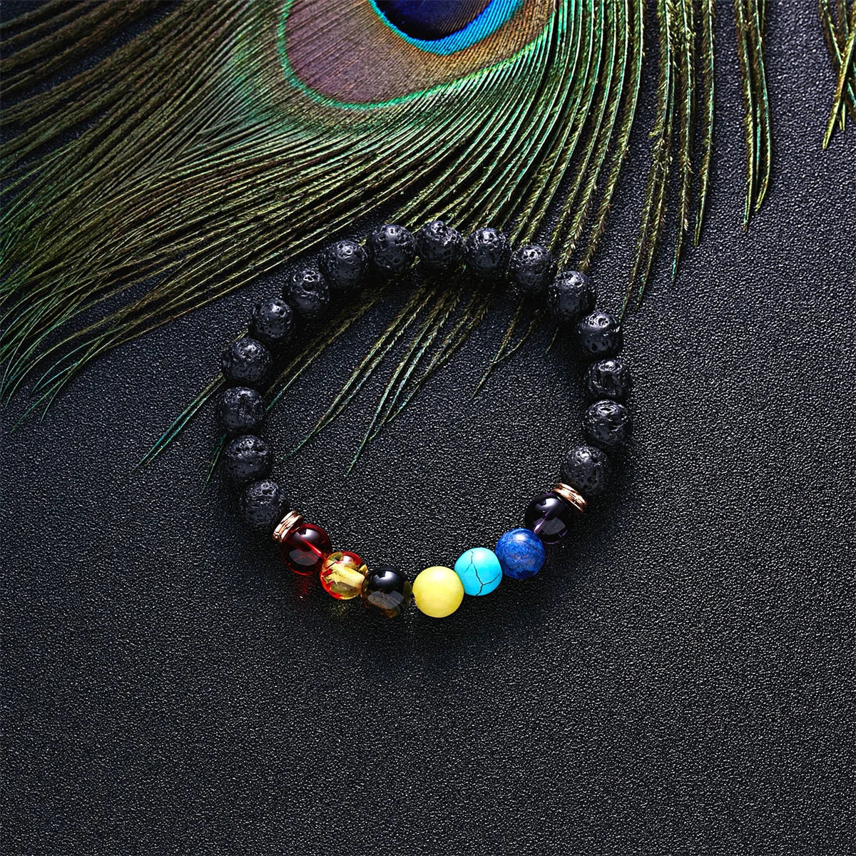 7 Chakra Beads Bracelets Bangles For Women Men Natural Stone Reiki Healing Balance Yoga Bracelet Prayer Meditation Jewelry Gift